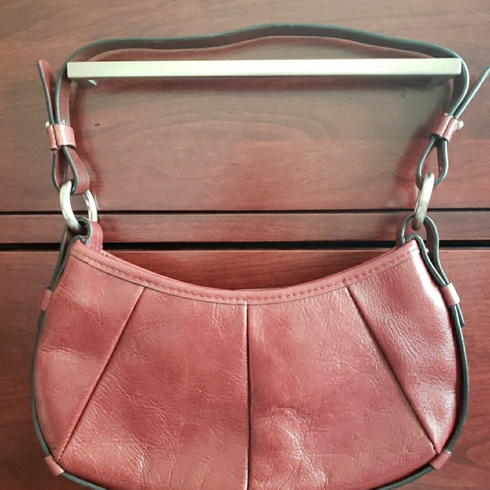 Franco Sarto Brown Leather Shoulder Bag